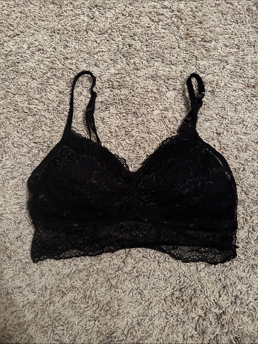 Maurices Black Lace Bralette